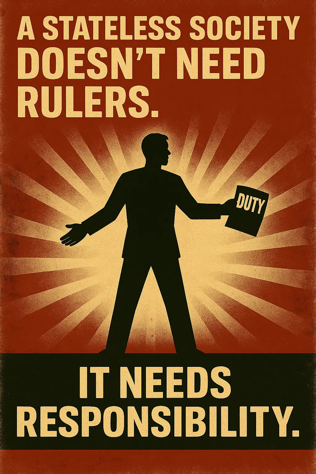 A stateless society doesn’t need rulers. It needs responsibility