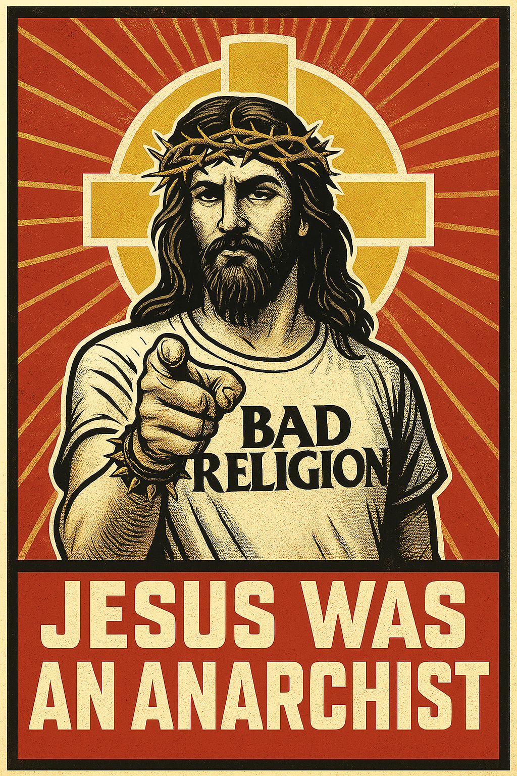 Jesus wants you to be an anarchist.